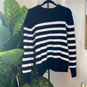 Black & White Striped Sweater